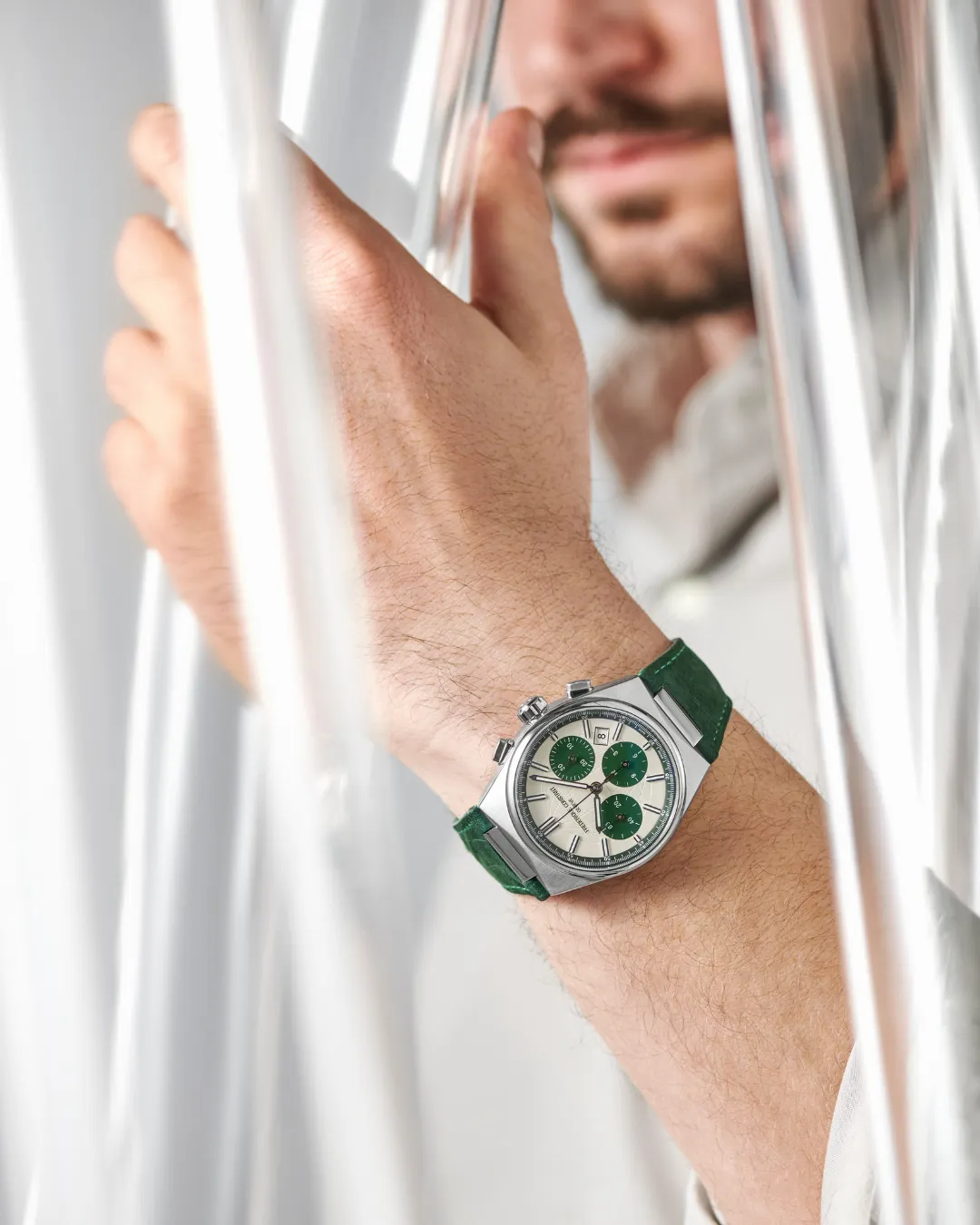 no.336 ランダムなフォシルとクリソコラ Highlife Chronograph Automatic Watch FC-391SGR4NH6 | Frederique